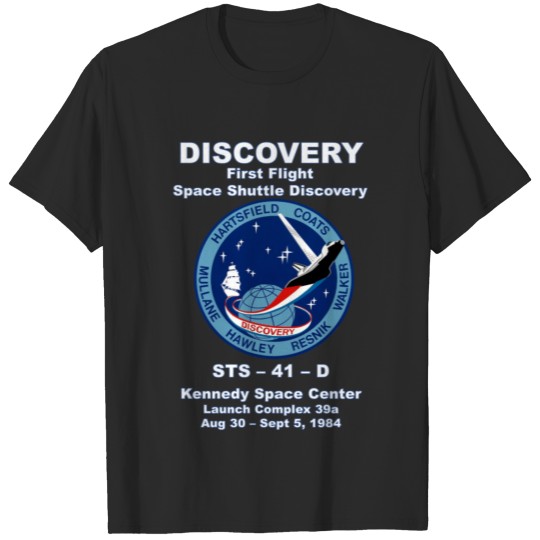 NASA Space Shuttle STS-41-D Vintage Crew Shirt T-shirt