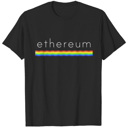 Discover Ethereum Classic Rainbow Shirt with Unicorn T-shirt