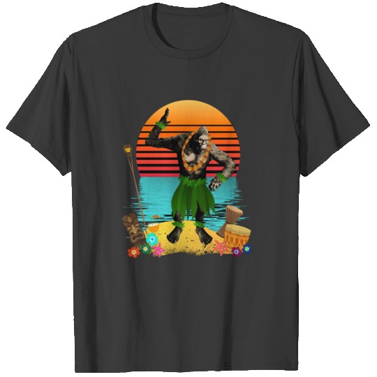 Bigfoot hawaiian best selling 2020 T-shirt