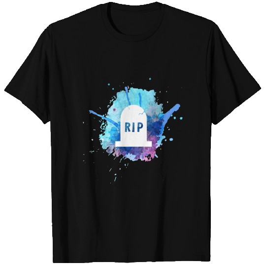 RIP Watercolor Gravestone T-shirt