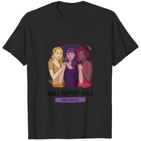 Discover Girls Suppoert Girls T-shirt