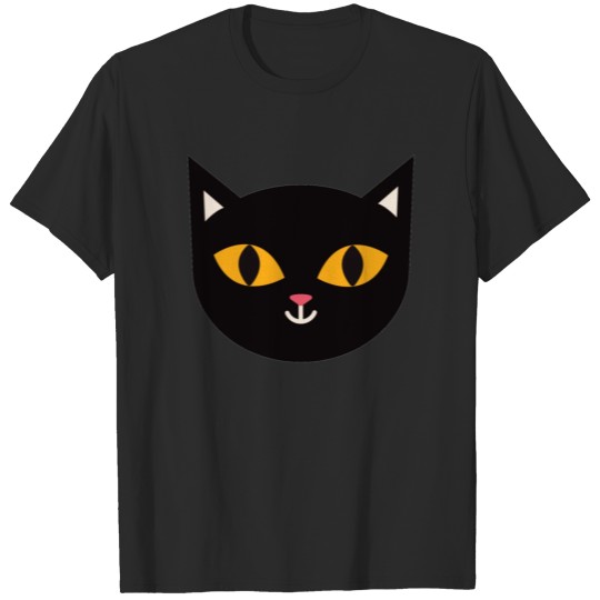 Discover BLACK CAT ICON MINIMALIST SHIRT T-shirt