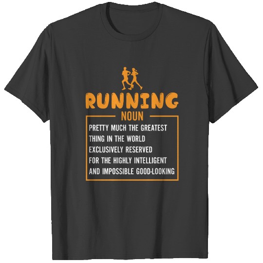 Running Noun Funny Runners Gift - Running Definiti T-shirt