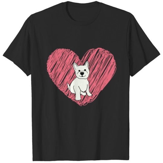 Discover Westie Heart T-shirt