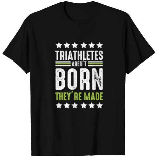 triathlon triathlete running swimming T-shirt