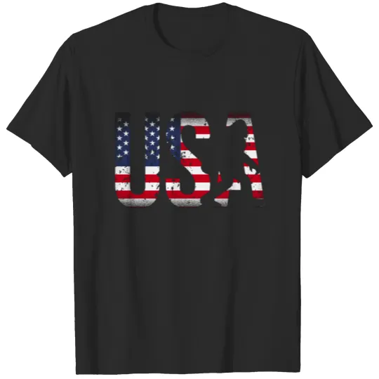 Discover 4th Of July Bigfoot Sasquatch Liberty America USA T-shirt