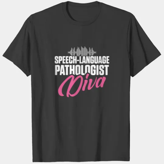 Speech Pathology Therapy Diva Autism Awareness T-shirt