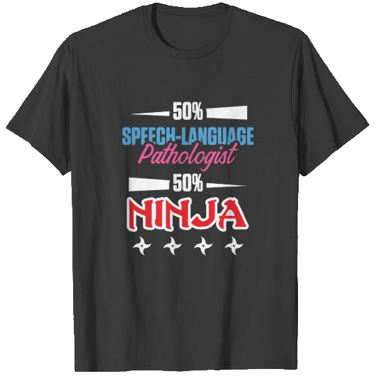 Speech Pathology Therapy Ninja Autism Awareness T-shirt