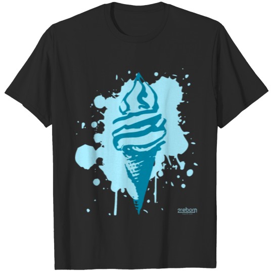 Discover 2reborn COLOUR KEEP CALM AND EAT ICE CREAM blue T-shirt