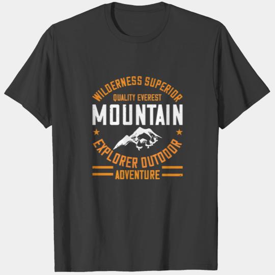 Mountains - Wilderness Explorer Outdoor Adventure T-shirt