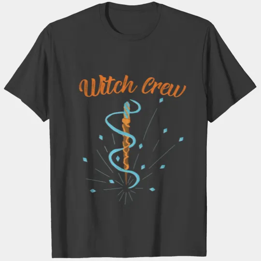 Witch Crew Womens Halloween Group T-shirt