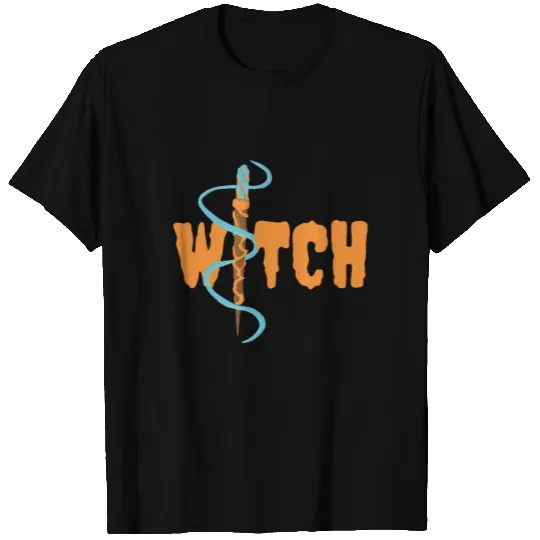 Witch Witchcraft Wand Halloween T-shirt
