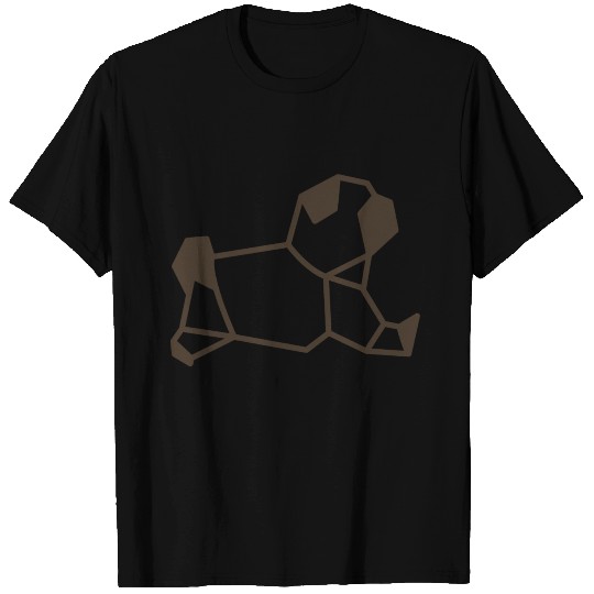 Geometric Pug T-shirt