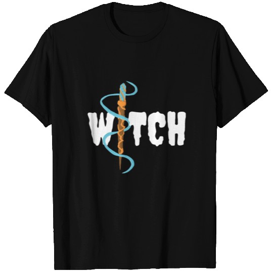 Witch Witchcraft Wand Halloween T-shirt