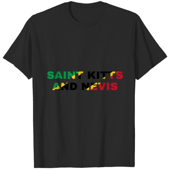 Discover Flag of Saint Kitts and Nevis T-shirt