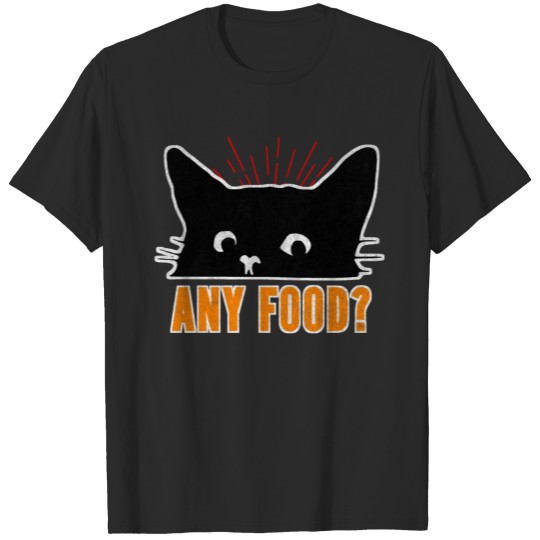 Discover Cat and Food T-shirt