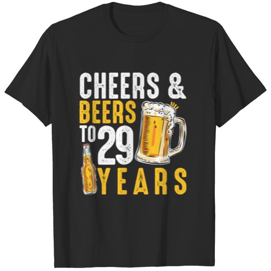Discover 29th Birthday Gifts Drinking Shirt for Men or T-shirt