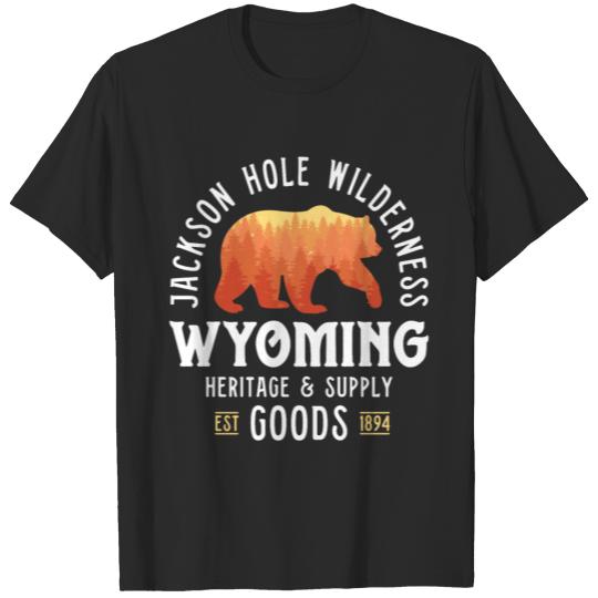 Jackson Hole Bear T Shirt Men Women Wyoming T-shirt