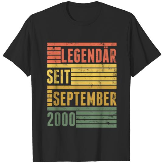 Discover Legendary Since September 2000 T-shirt