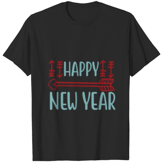 Discover Happy New Year Christmas Design T-shirt