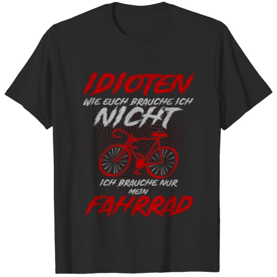 Discover No Idiots Just My Bike Racing Bike T-shirt