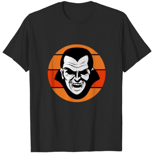 Discover Scary Vampire Face T-shirt