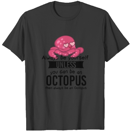 Octopus squid squid marine life biologist T-shirt