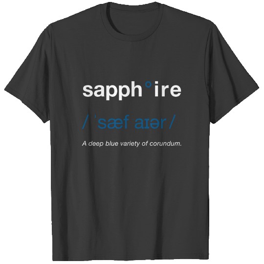 sapphire sensation T-shirt