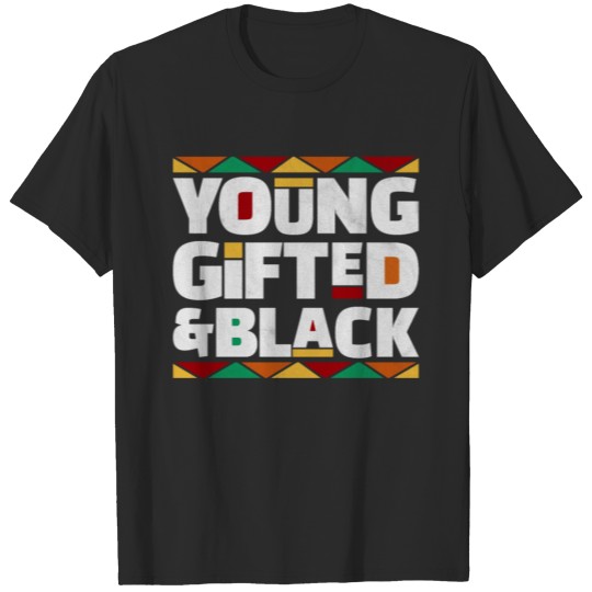 Discover Young Gifted And Black History Month African Ameri T-shirt