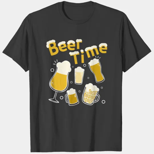 Beer time original alcohol beer aperitif apero T-shirt