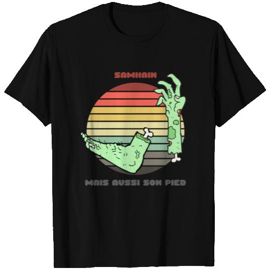Zombie Sunset / Samhain mais aussi son pied T-shirt