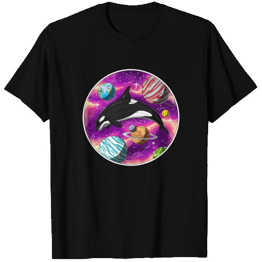 Psychedelic Orca Whale T-shirt
