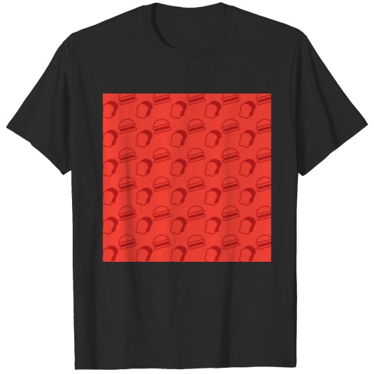 Carb Lover Bread Burger Red T-shirt