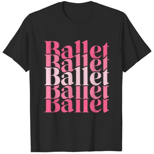 Discover Retro Ballet Shirts For Women Teen Girls T-shirt