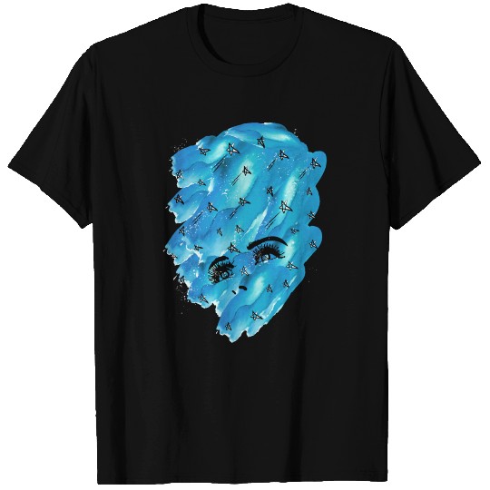 Starry night dreamer girl T-shirt