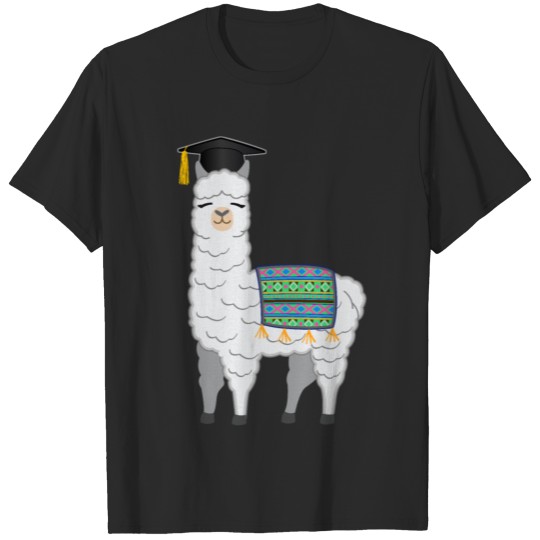 Bachelor Master Degree Llama Alpaca T-shirt