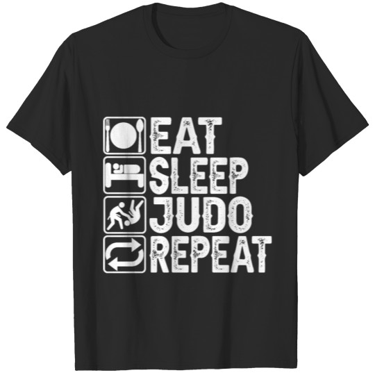 Discover Eat Sleep Judo Repeat T-shirt