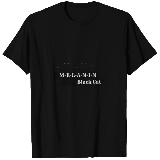 Melanin Black Cat T-shirt