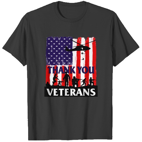 Thank You Veterans Day Celebration Vintage T-shirt