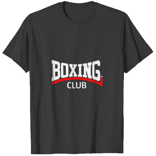 Discover Boxing Club Logo Black For Mens T-shirt