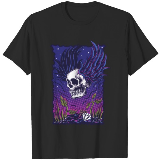 Discover The flying skull T-shirt