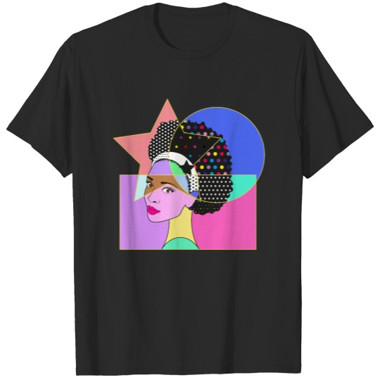 Abstract woman face T-shirt