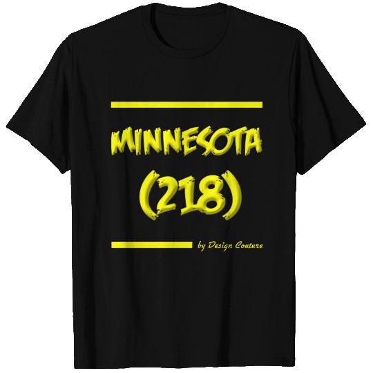 MINNESOTA 218 YELLOW T-shirt