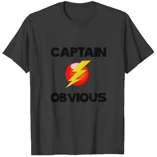 Captain Obvious Superhero Funny T-shirt