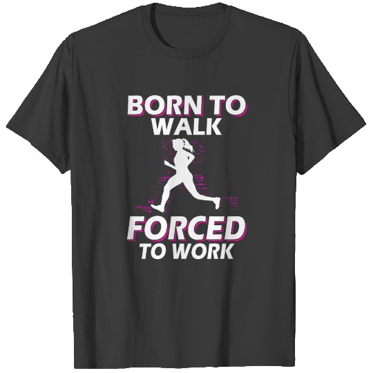 Born To Run Woman Jogging T-shirt
