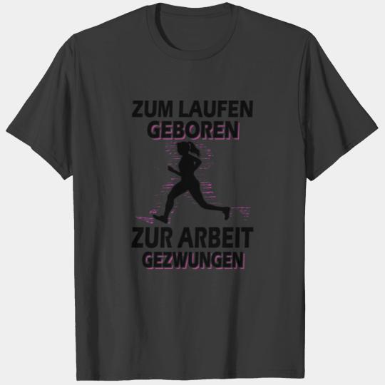 Born To Run Woman Jogging T-shirt