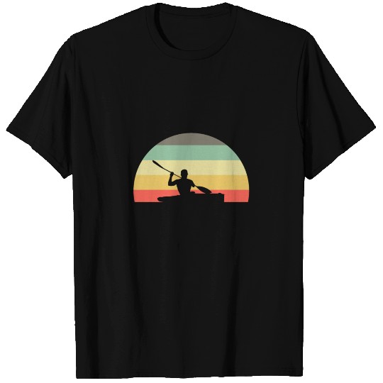 Retro Kayaking Yak Kayak Kayaker T-shirt