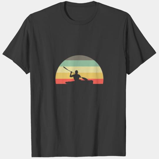 Retro Kayaking Yak Kayak Kayaker T-shirt