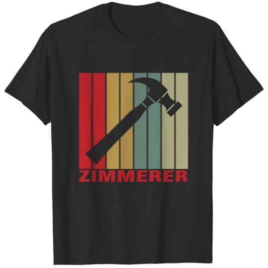 Discover Art carpenter roofer gift T-shirt