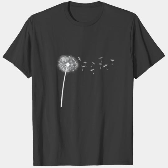 Dandelion Flower Floral print woman gift T-shirt
